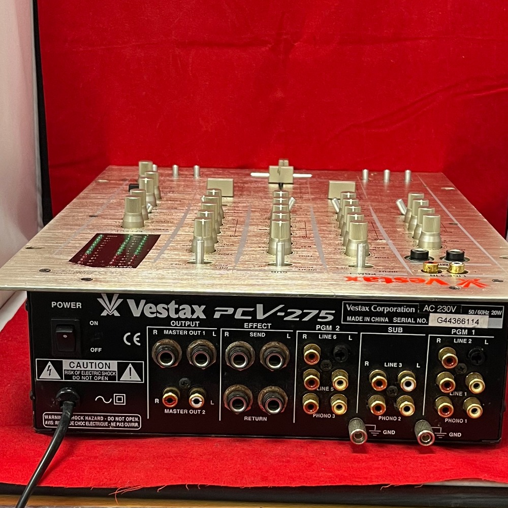 Pre-owned Vestax PCV-275 DJ Mixer - Own4Less